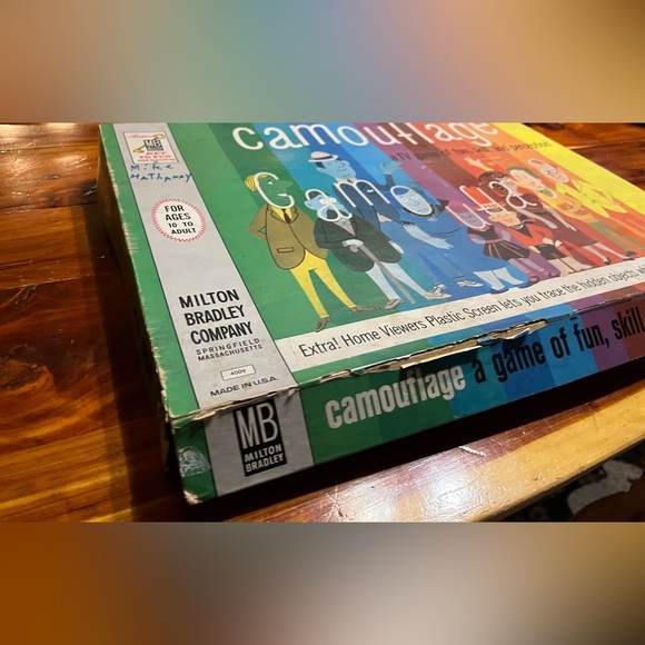 Vintage Camouflage TV Game of Fun Skill Perception #4009 Milton Bradley 1961 - Picture 4 of 7